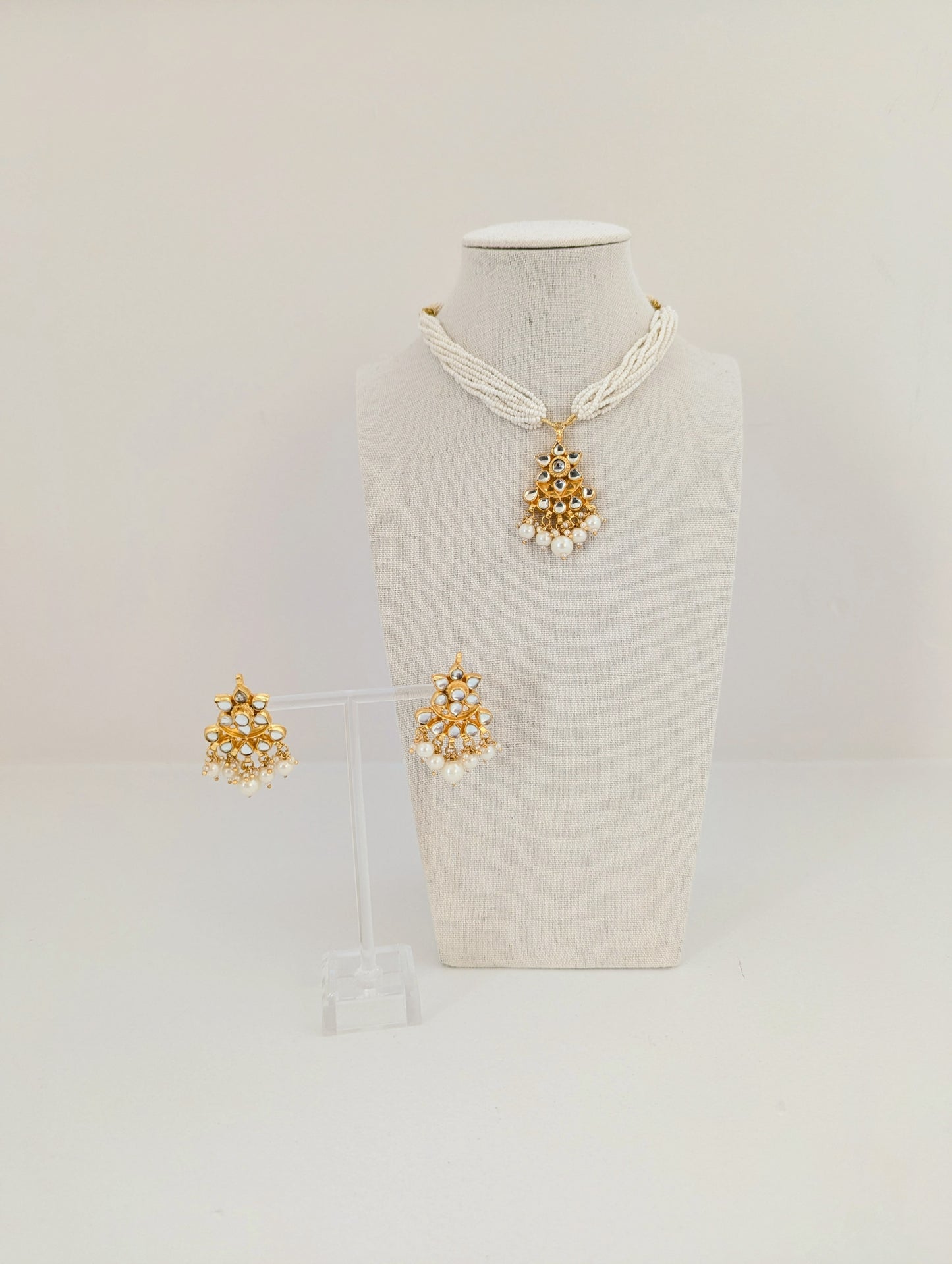 Pachi Kundan Set - Noor