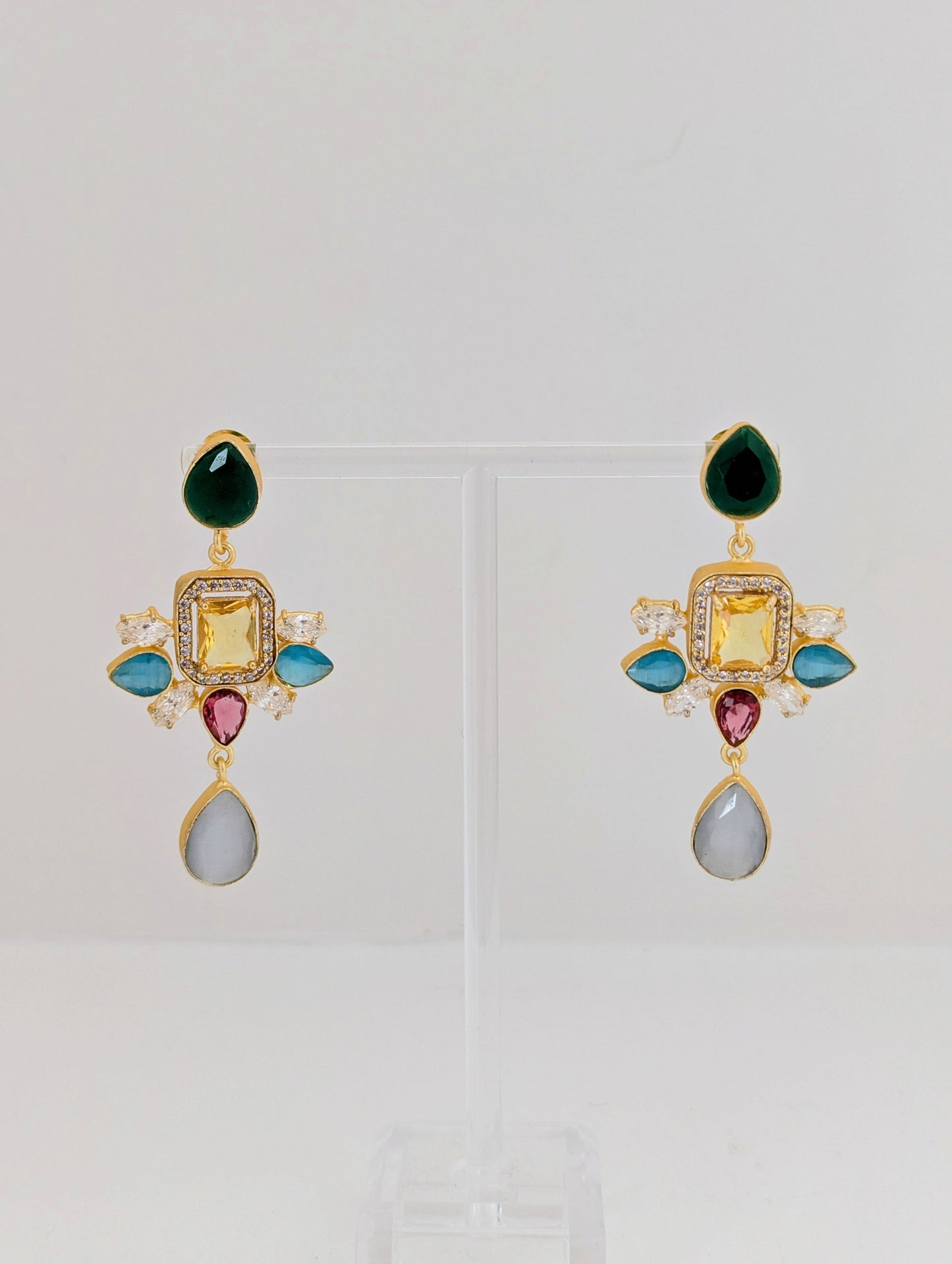 Classic Mimi Freshwater Pearl  Earrings - Sunset Symphony