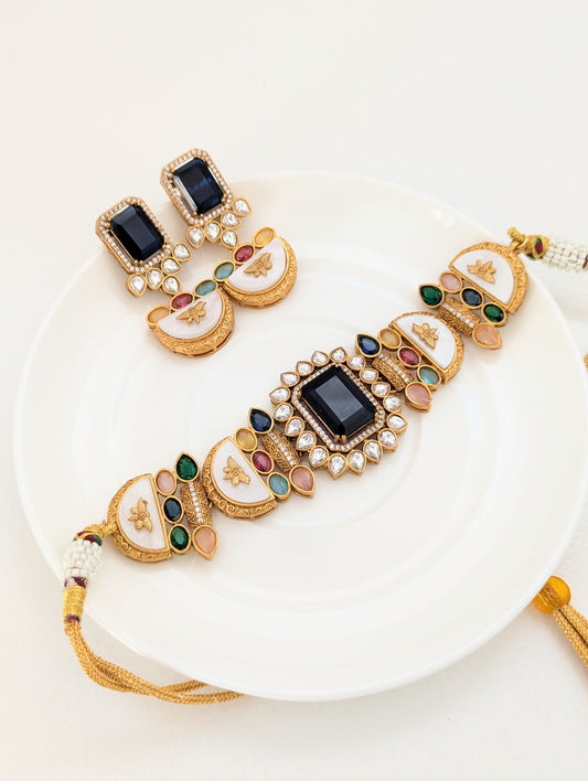 Sunset Harmony - Dark Blue