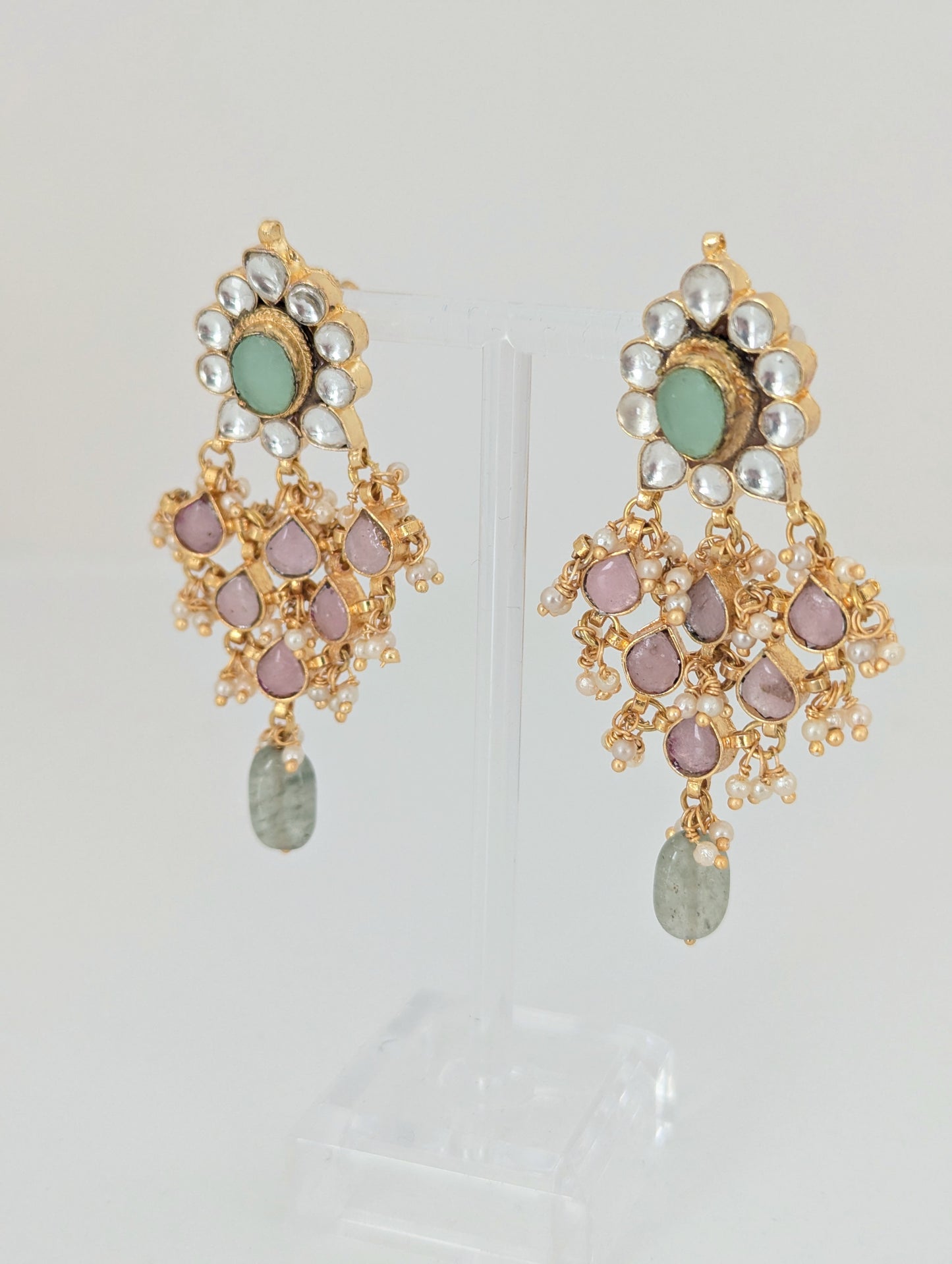 Pachi Kundan -  Gulbahaar Set 2.0 - Dark Green