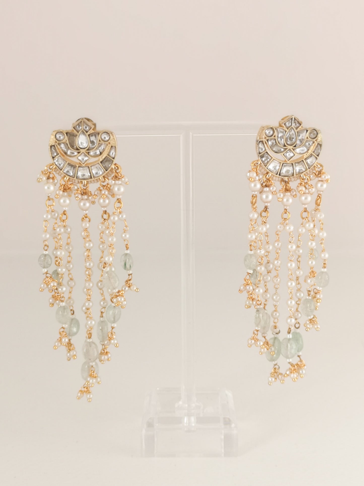 Introducing our waterfall earrings for the festive season. Mint colour
