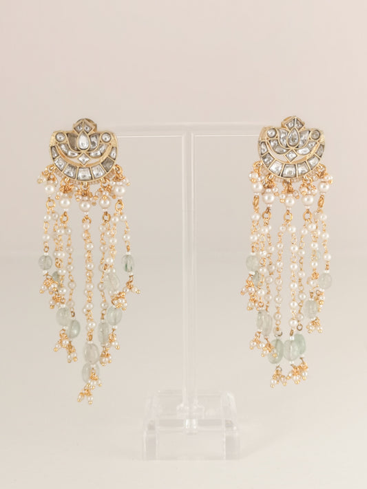Introducing our waterfall earrings for the festive season. Mint colour