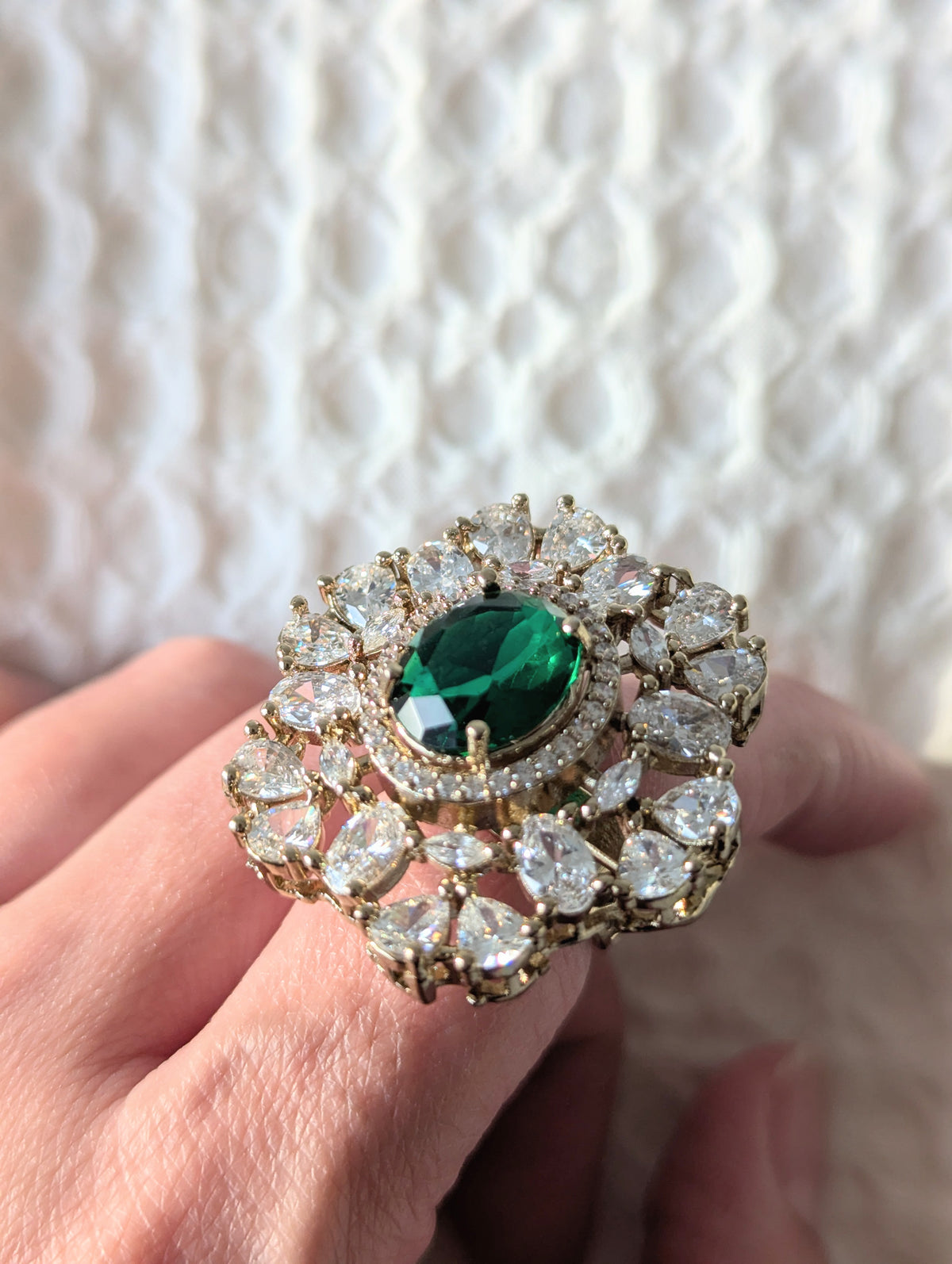 Verdant Halo Ring
