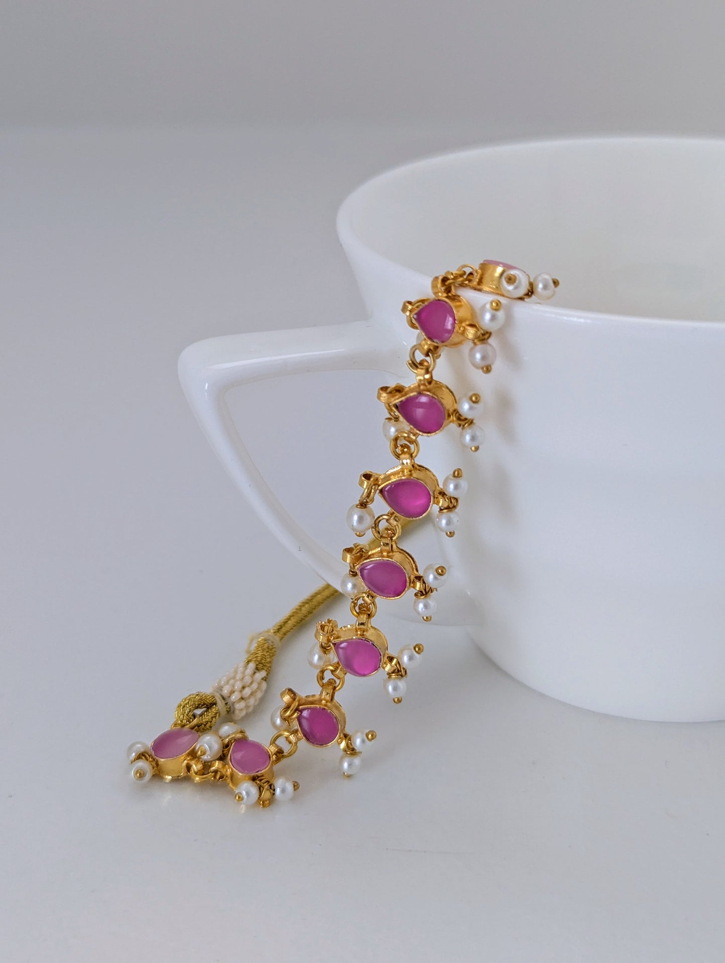Rosette Pearl Set
