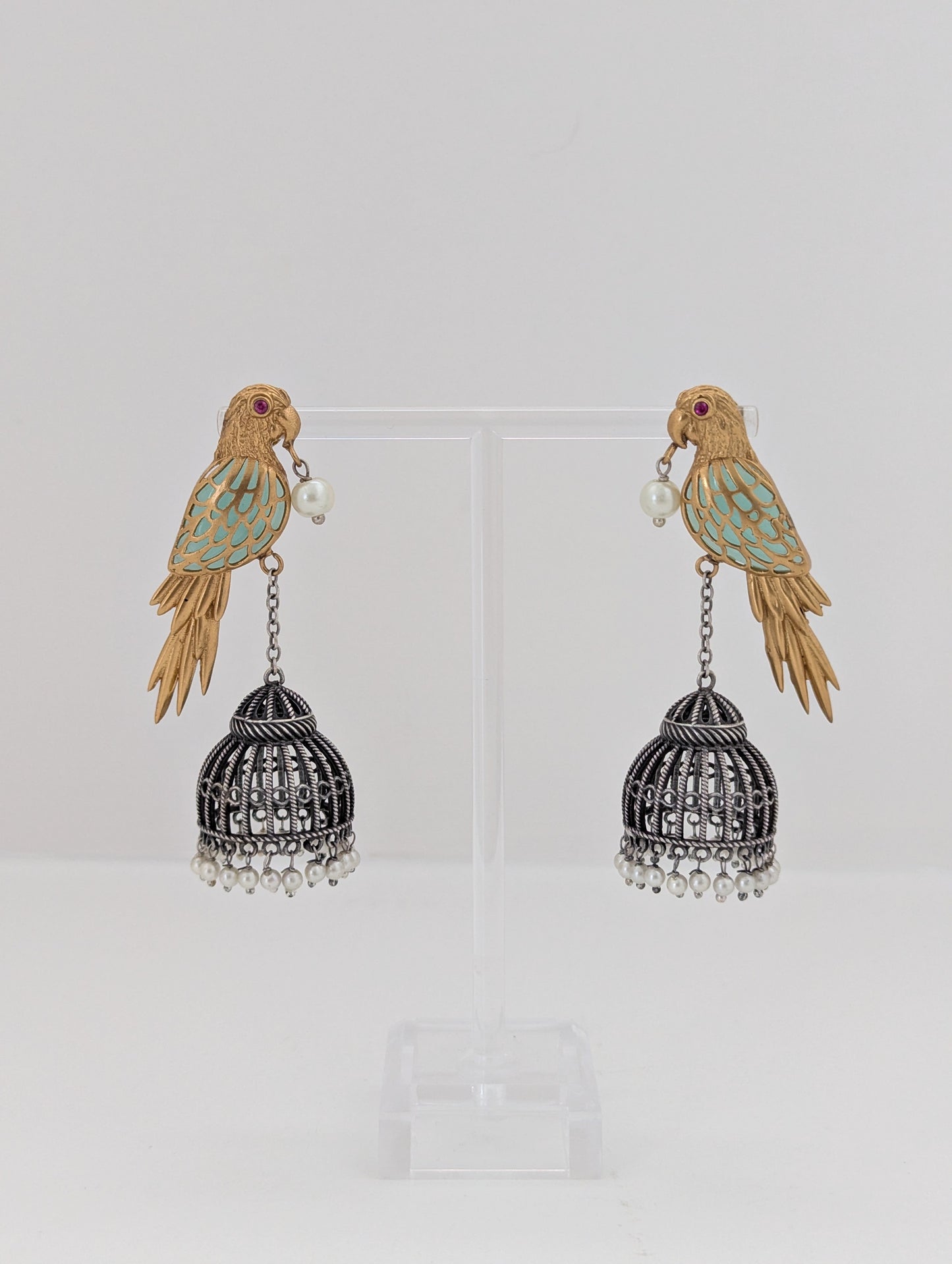 Royal Parrot Pearl Drops (Gold, Mint, Oxidized)