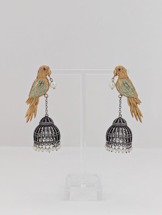 Royal Parrot Pearl Drops (Gold, Mint, Oxidized)