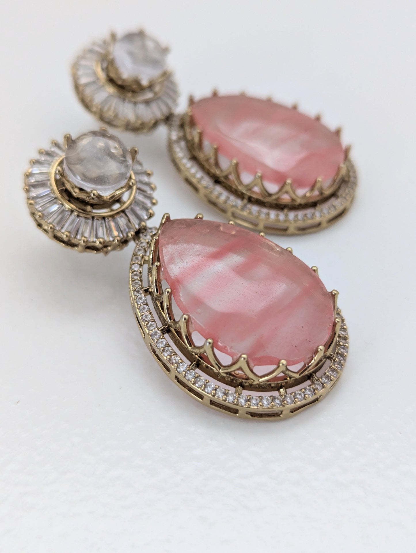 Chroma Drops - Blush Earrings