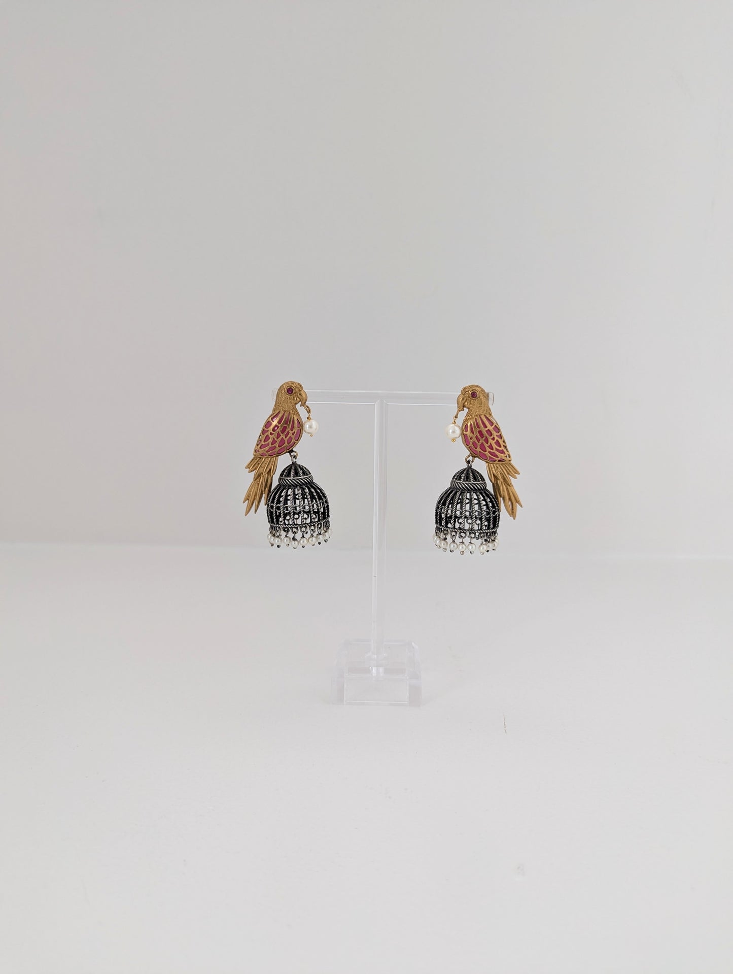 Royal Parrot Pearl Drops (Gold, Hot Pink, Oxidized)