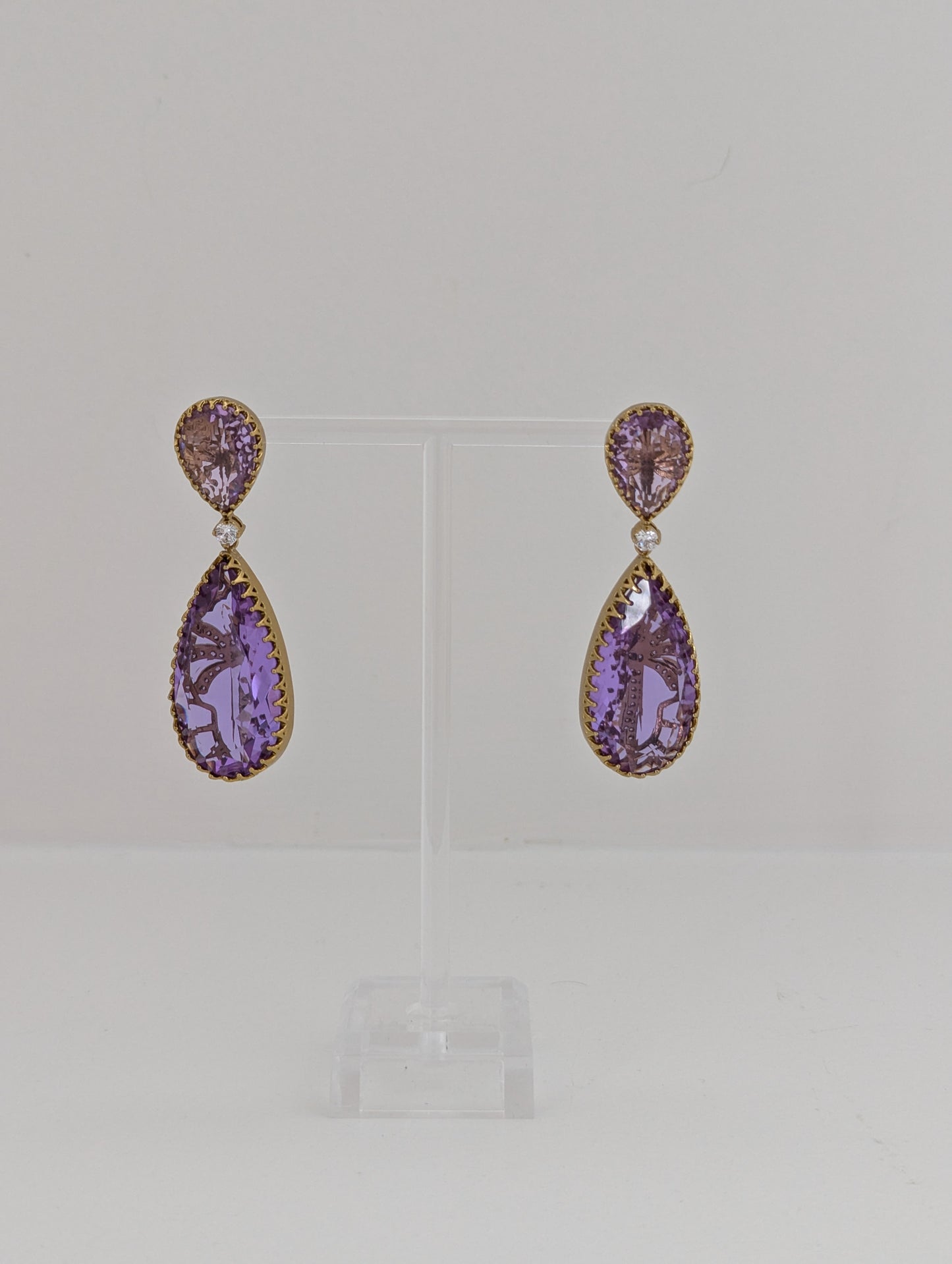 Elysia Earrings - Lavender