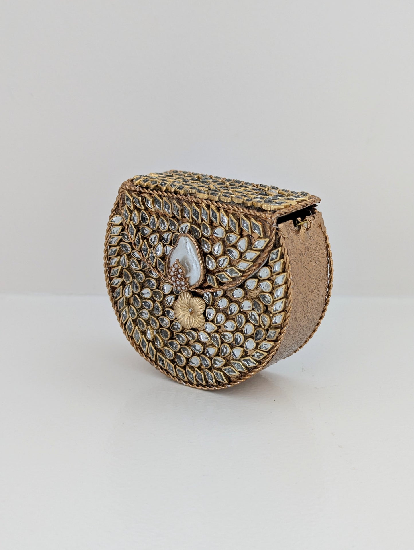 Zareen Mini Kundan Clutch