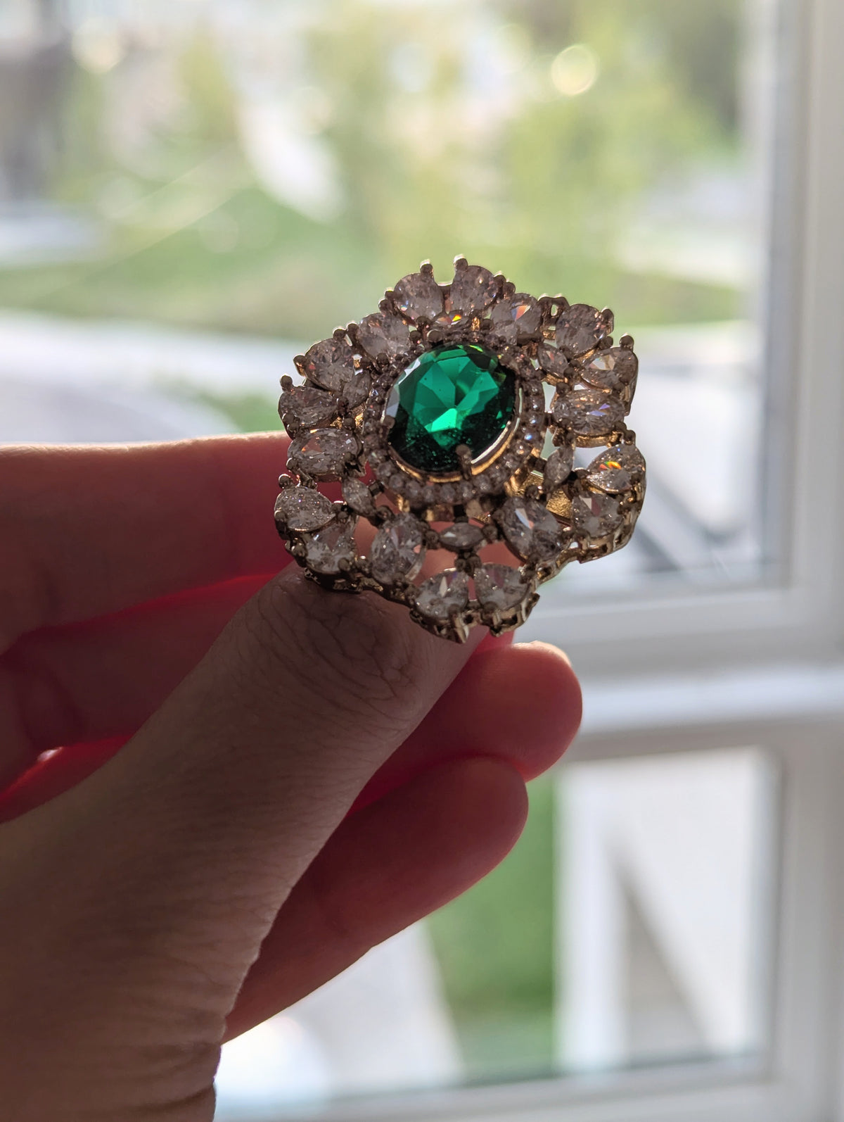 Verdant Halo Ring