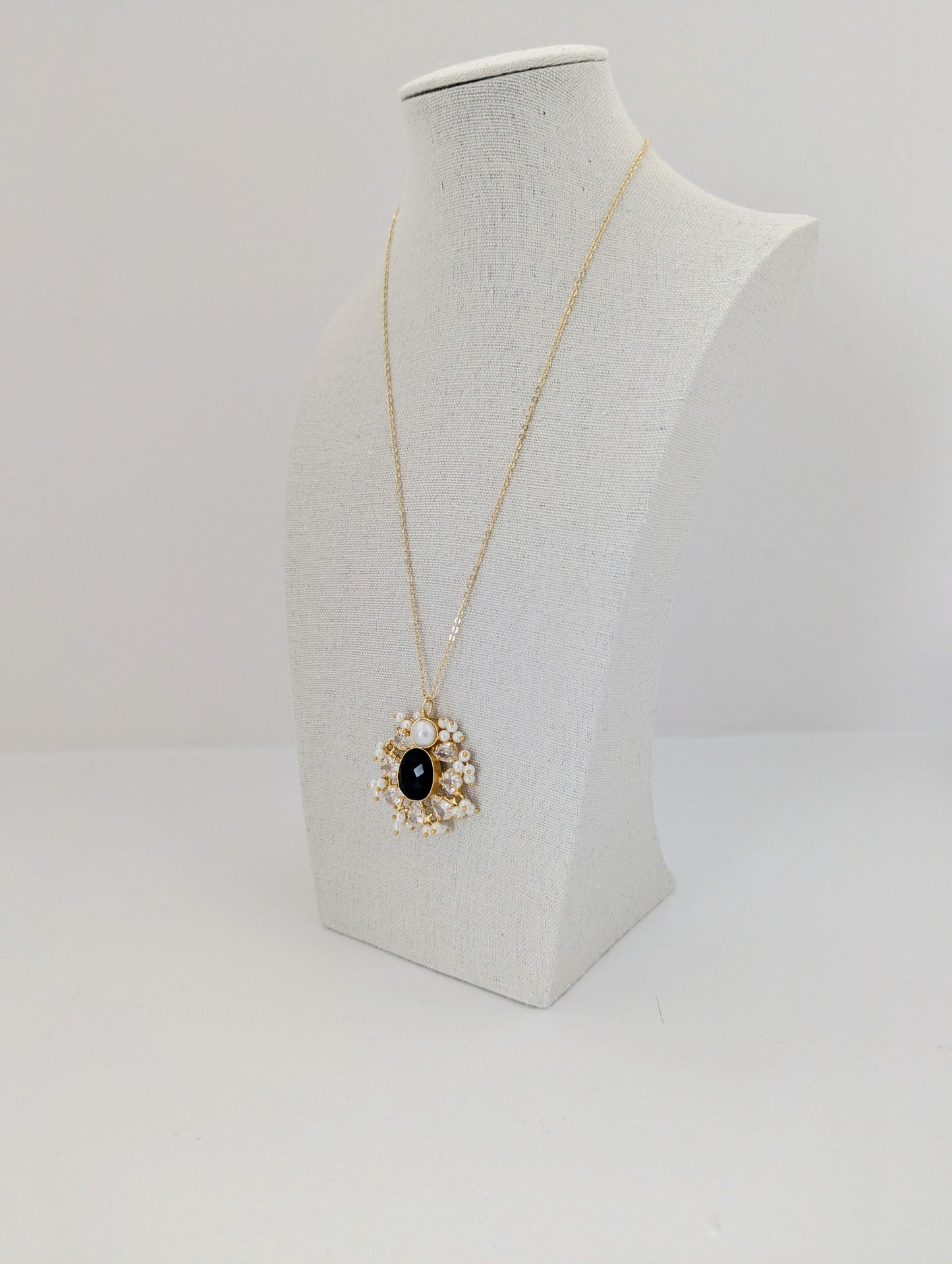 Pearl Veil Set - Black