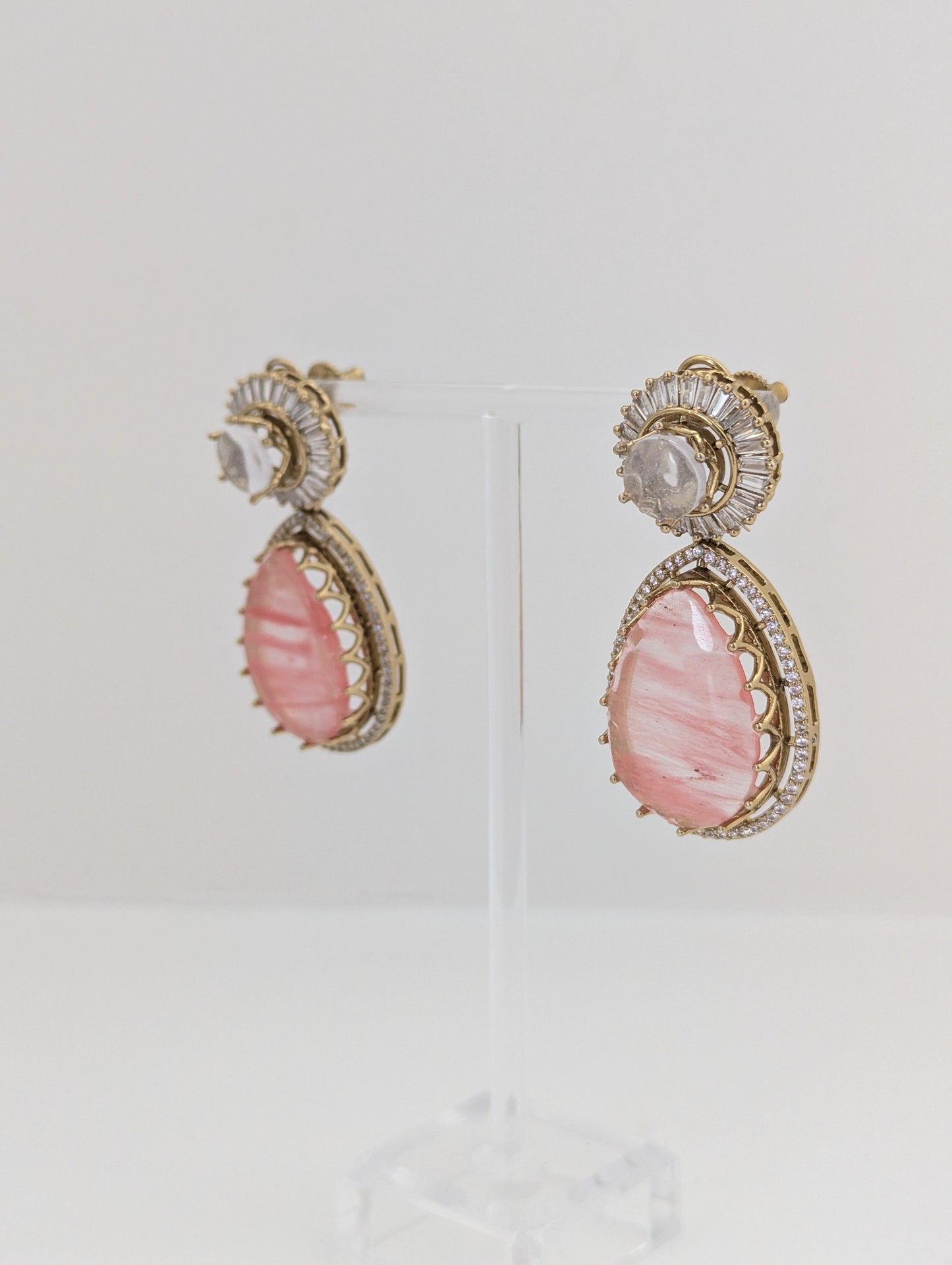 Chroma Drops - Blush Earrings
