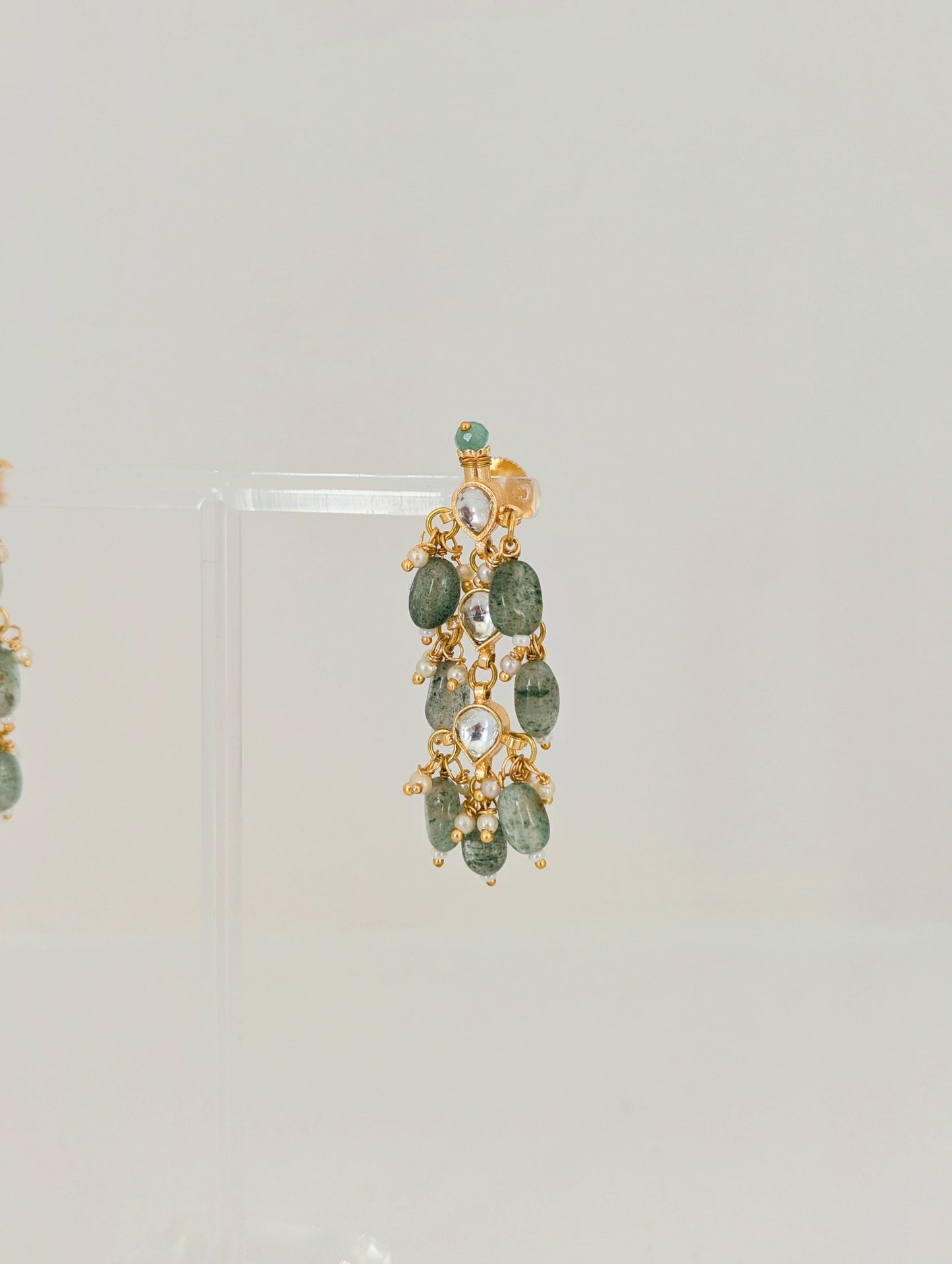 Pachi Kundan Set - Forest Glow