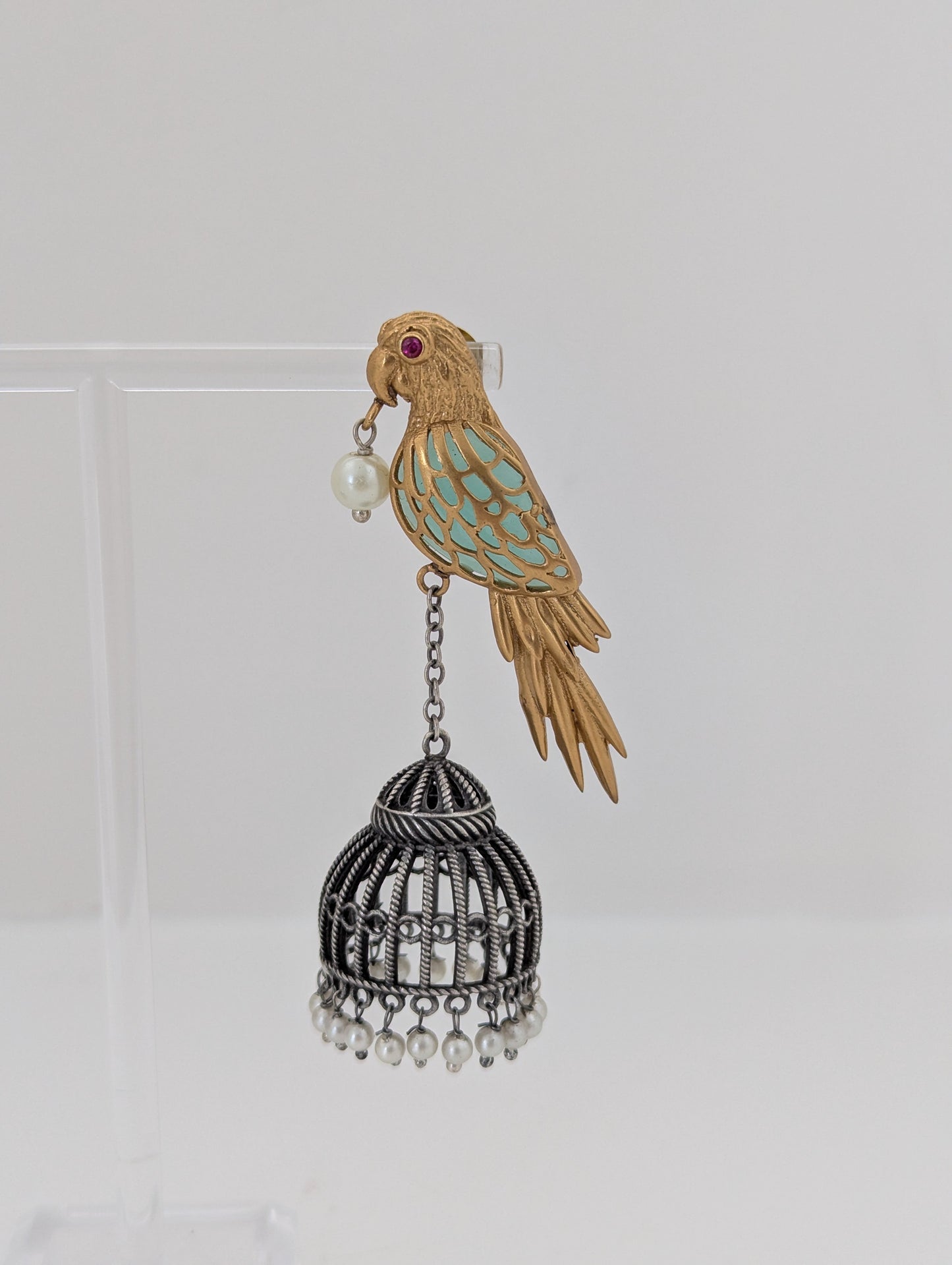 Royal Parrot Pearl Drops (Gold, Mint, Oxidized)