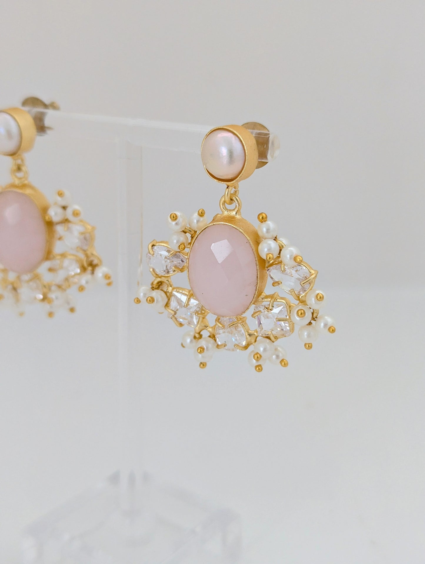 Pearl Veil Set - Pink