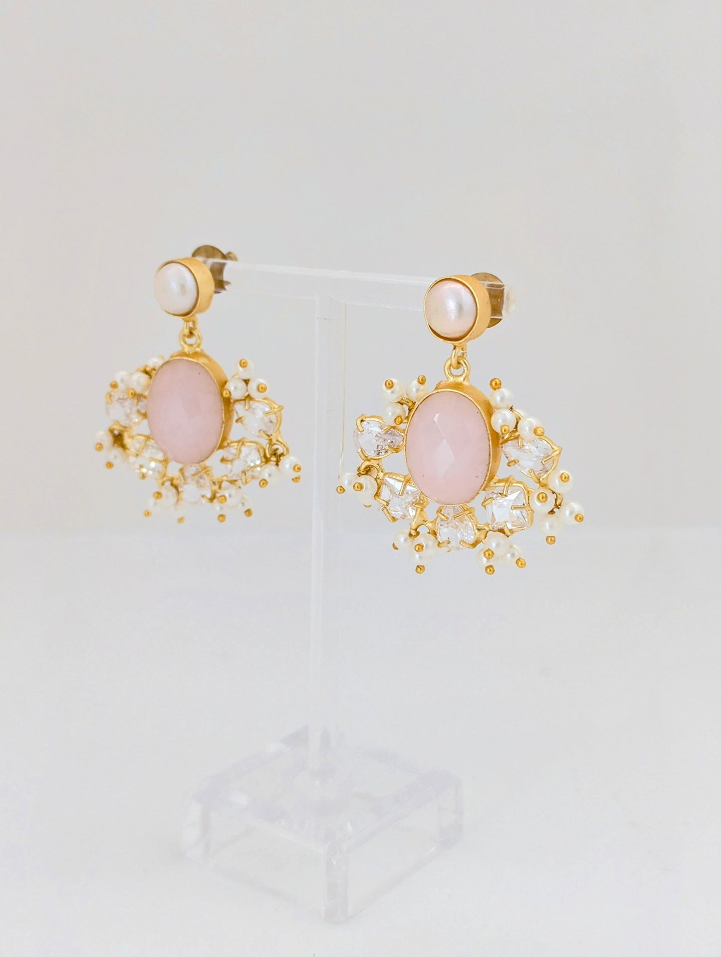 Pearl Veil Set - Pink