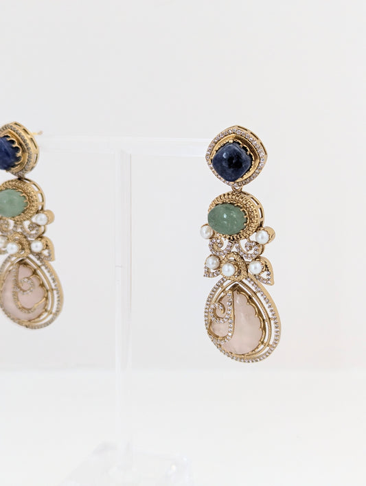 Celestia Drops Collection - Navy, Green & Blush