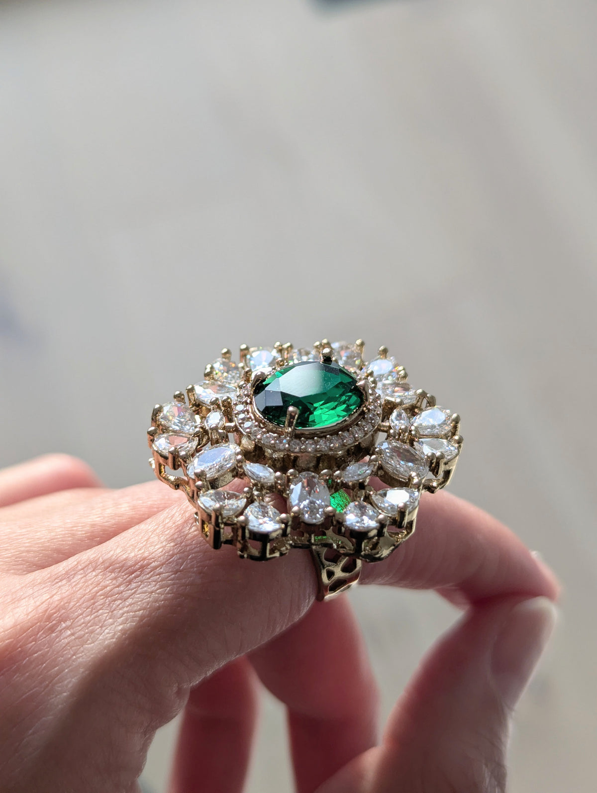 Verdant Halo Ring